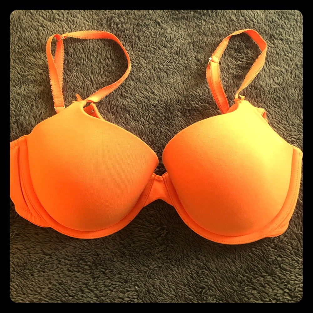 Orange Victoria Secret bra